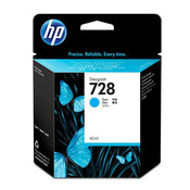 HP 728青色原色墨盒(40毫升)