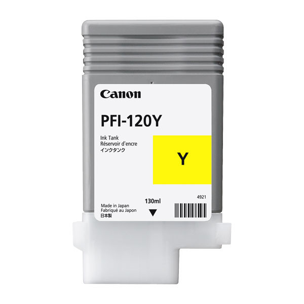 佳能PFI-120Y颜料黄色墨水罐（130 mL）