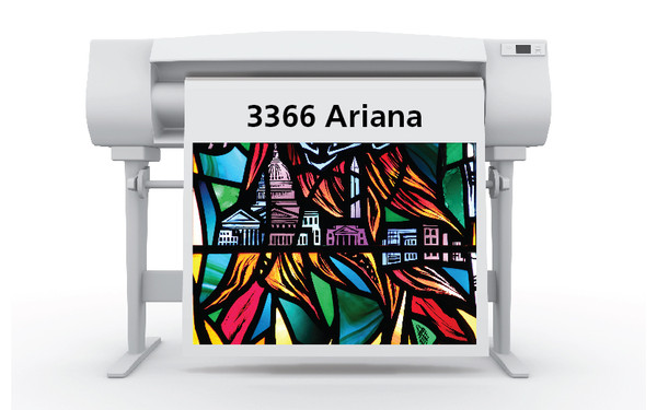 36。x 100英尺Sihl 3366 Ariana背光胶片，6密尔(1卷)