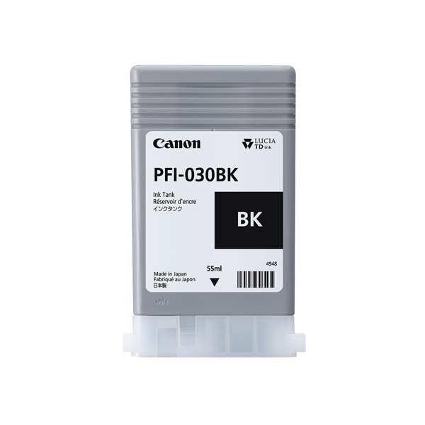 佳能PFI-030BK颜料黑色墨水罐（55毫升）
