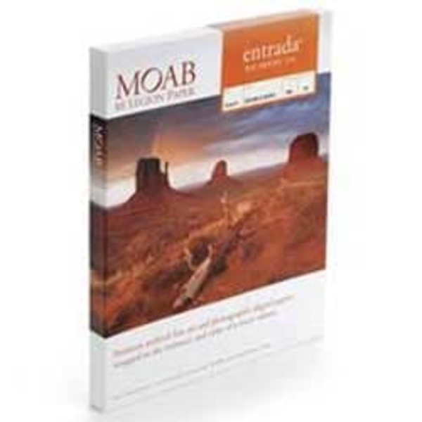 13。X 19英寸。Moab Entrada Rag Bright 190 gsm(双面)(100张)